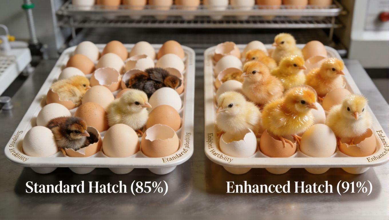 孵化率對比