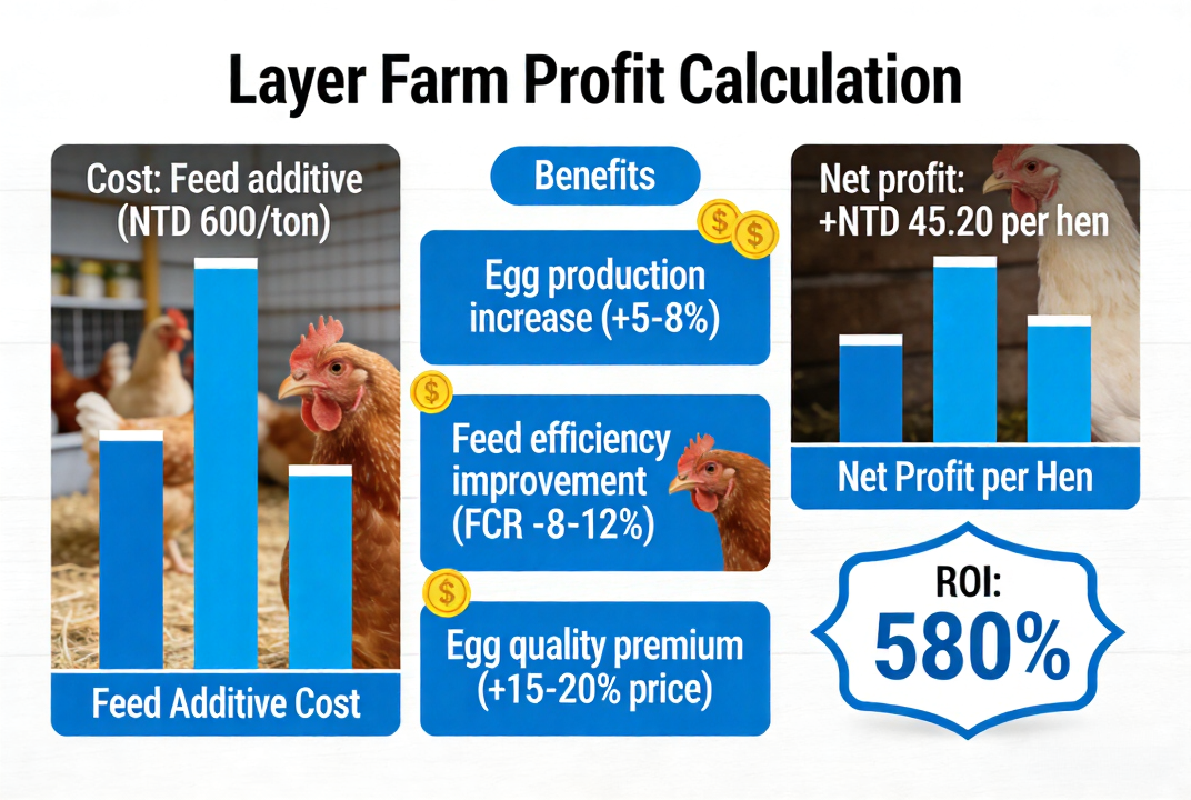 蛋雞經濟效益計算圖