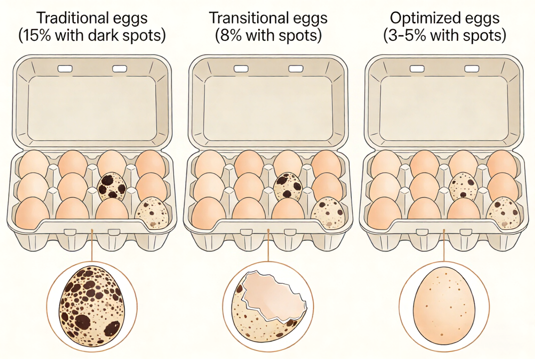 暗斑蛋減少示意圖
